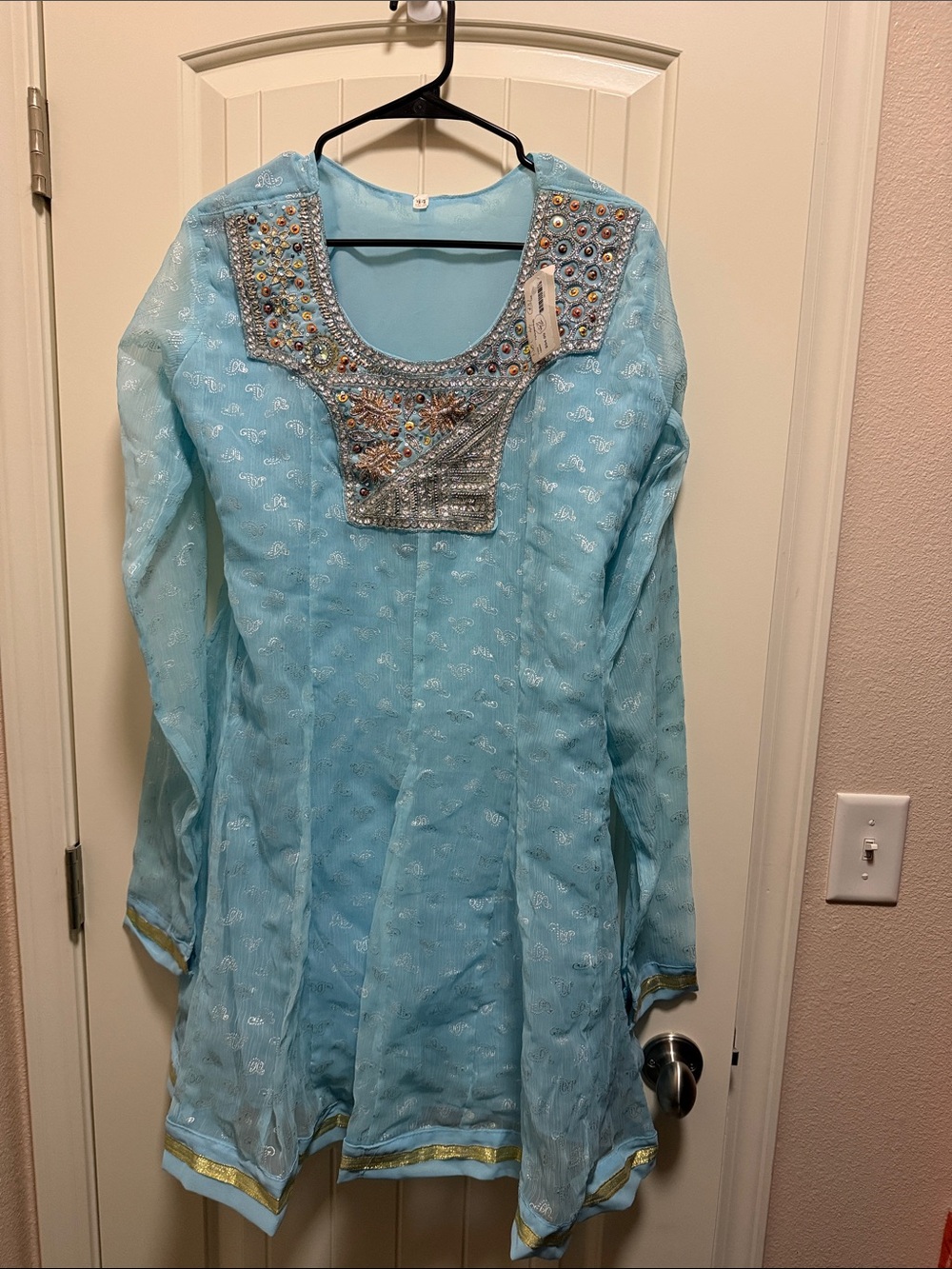 Light Blue Salwar Set